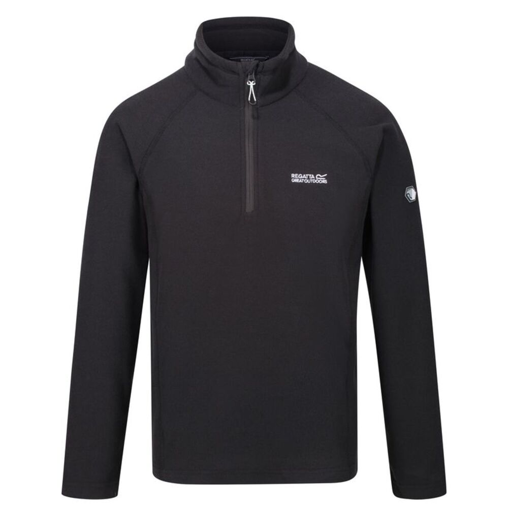 Regatta Great Outdoors Mens Kenger Half Zip Honeycomb Fleece / Ash